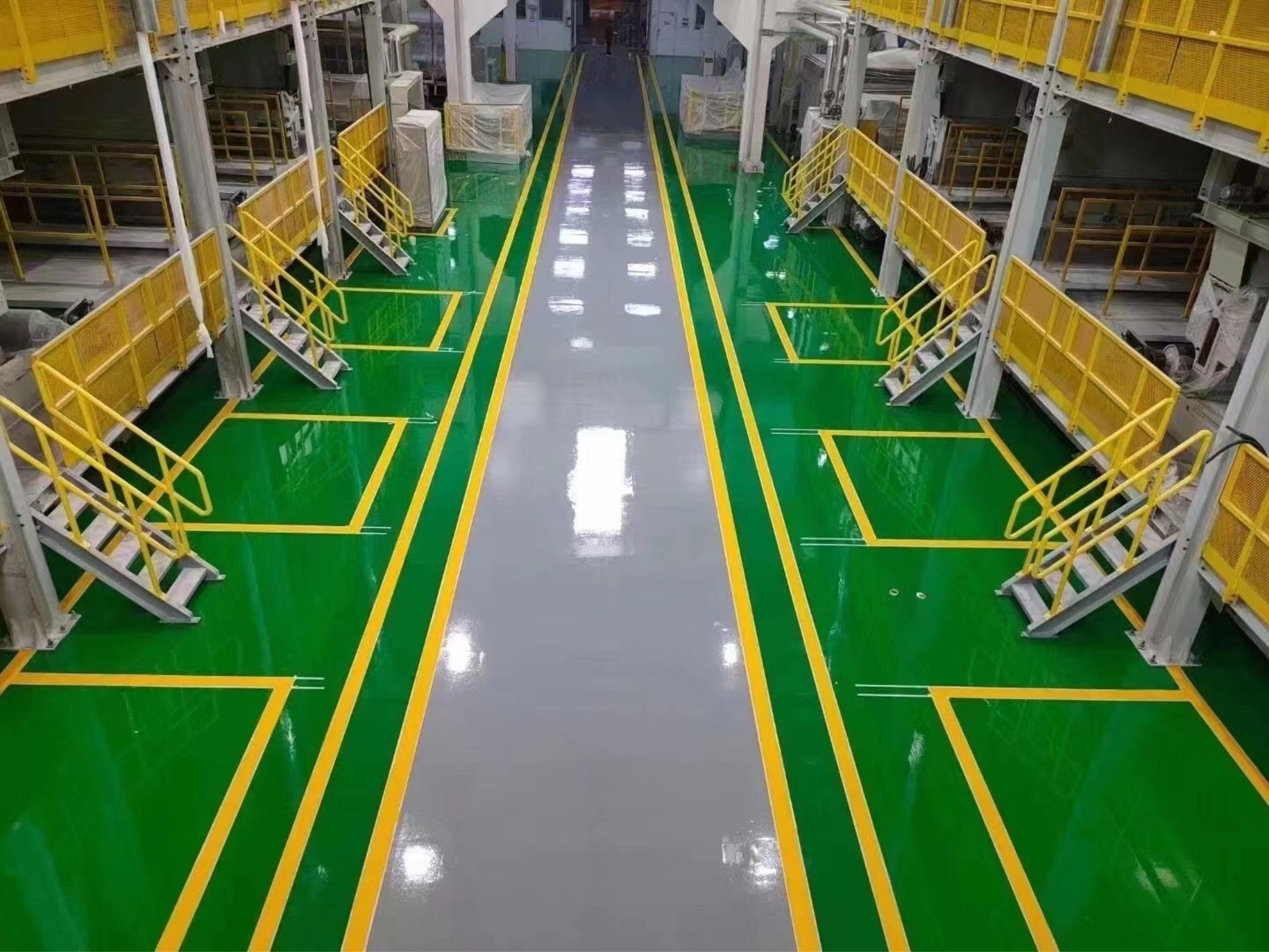 彩田BA-505C防靜電自流平地坪面漆-電子廠房、設(shè)備制造車間